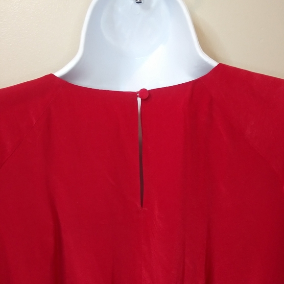 LK Bennett Red Midi Dress New With Tags - Picture 10 of 13